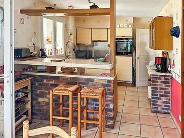 Maison de plain-pied à vendre 4 chambres à CAUVILLE SUR MER (76)