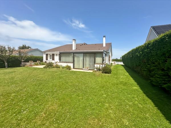 Maison de plain-pied à vendre 4 chambres à CAUVILLE SUR MER (76)