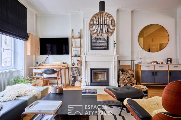 Immeuble en pierre rénové en trois logements