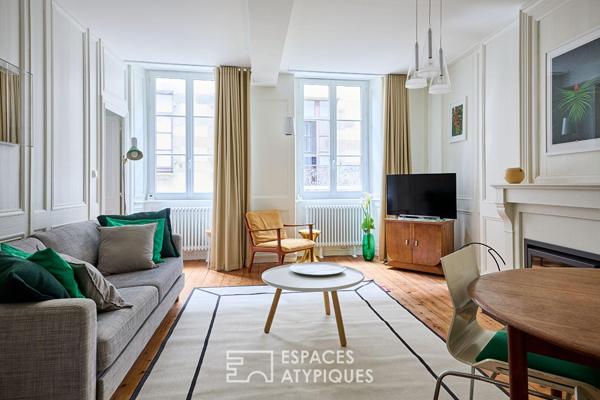 Immeuble en pierre rénové en trois logements