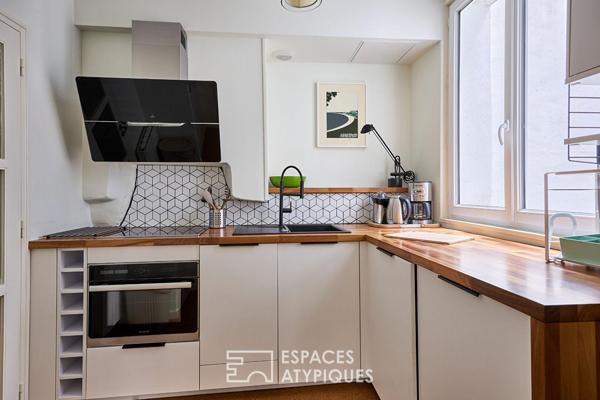 Immeuble en pierre rénové en trois logements