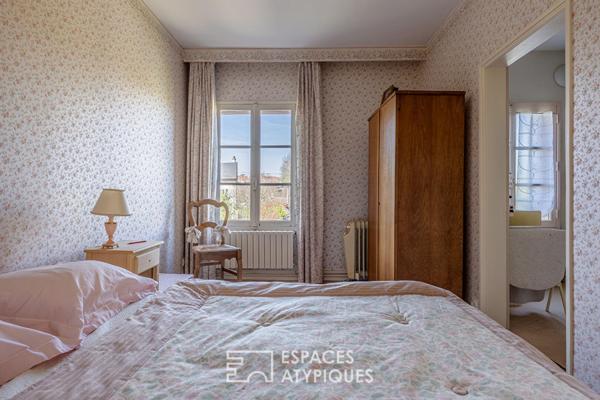 Belle maison de famille sous le magnolia en coeur de ville