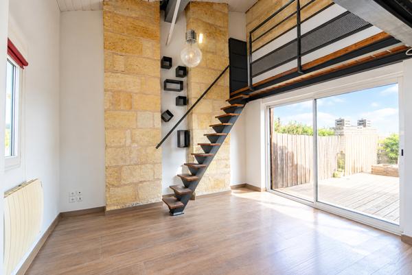ARCHITECTURE ATYPIQUE - 1900 - Appartement avec terrasse - Bordeaux