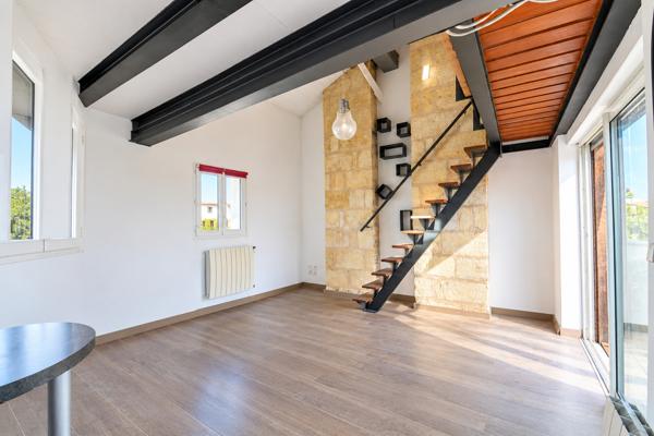 ARCHITECTURE ATYPIQUE - 1900 - Appartement avec terrasse - Bordeaux