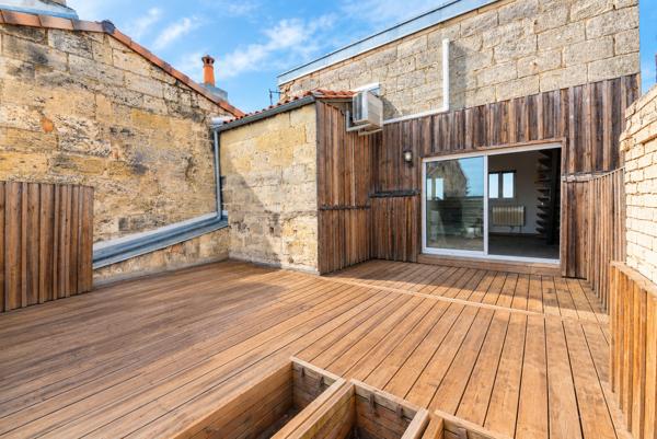 ARCHITECTURE ATYPIQUE - 1900 - Appartement avec terrasse - Bordeaux