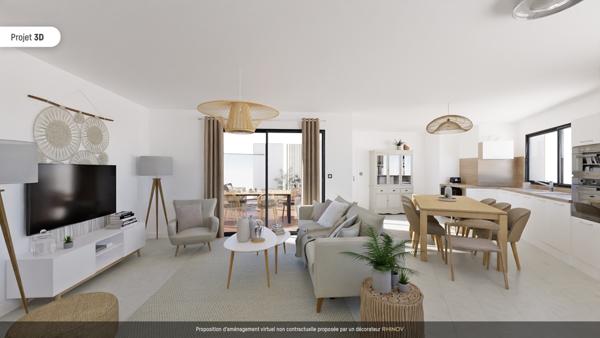 Bel Appartement NEUF accès PMR - 2ème étage - 97.43m² - LA PALMYRE