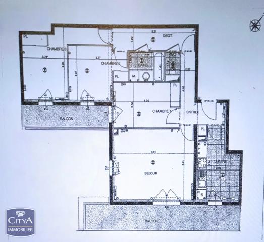 Appartement à vendre 4 pièces 80.49m² Chartres (28000)
