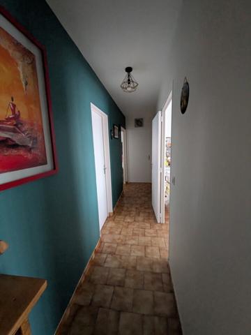 Maison 3 faces de 3 appartements + 3 garages + jardin + terrain