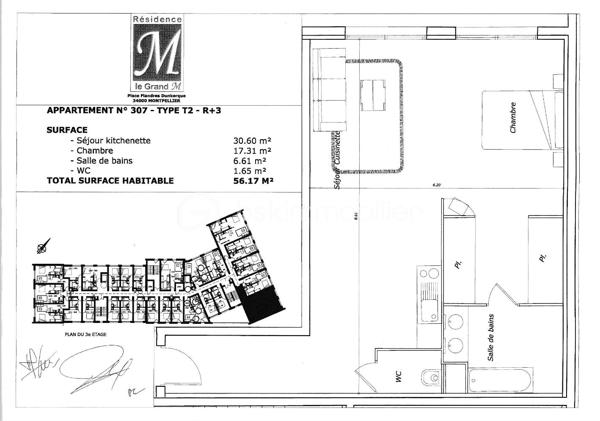 Dans la résidence Appart'City Confort Montpellier OVALIE 1, idéalement située proche des autoroutes et à 10 minutes en voiture du centre-ville, investissez dans ce T2 de près de 59m2 en 3ème étage. Ce bien génère un loyer annuel garanti de 11.822€ HT par an, soit une rentabilité brute de 8,85%. Vous souhaitez vous construire un patrimoine sécurisé et/ou créer un complément de revenu retraite garanti, alors ce bien est parfait pour vous. Statut LMNP avec amortissement possible. Photos d'un bien type. A NE PAS LAISSER PASSER !!!