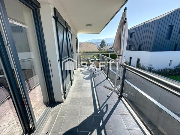 Thonon-les-Bains -T4 rénové de 114 m² avec balcons