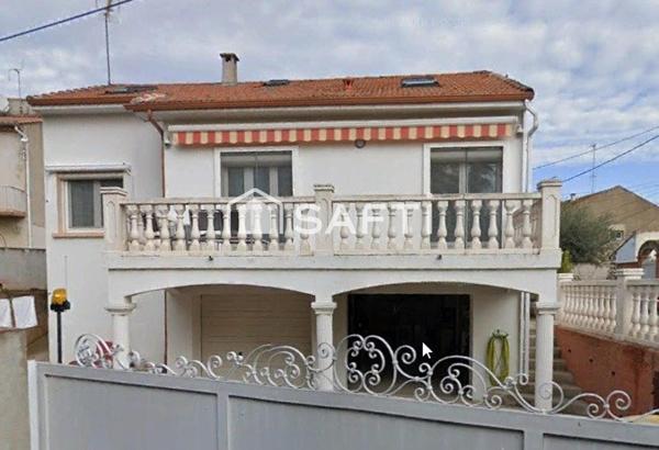 Maison 109 m² environ – 3 chambres + bureau, piscine, double garage à Béziers