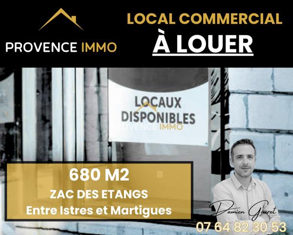 Martigues (13500) LOCAL COMMERCIAL À LOUER - 680 m²
