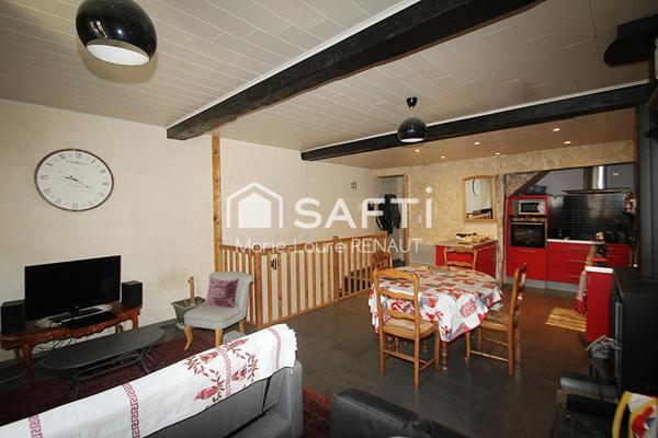 Maison de village - Rénovée - 2 chambres - Garage 40m²