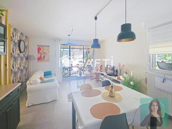 T3 récent PMR entresol ascenseur + belle terrasse couverte + garage & place