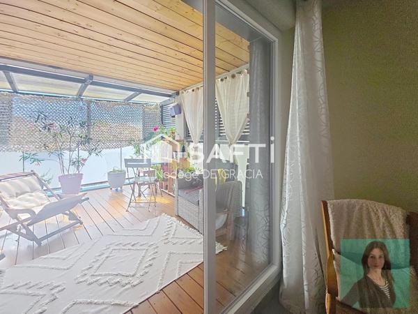 T3 récent PMR entresol ascenseur + belle terrasse couverte + garage & place