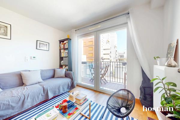 Appartement 2 pièces de 38m² - Lumineux et calme - Avec balcon – Rue du Maroc, Paris 19ème