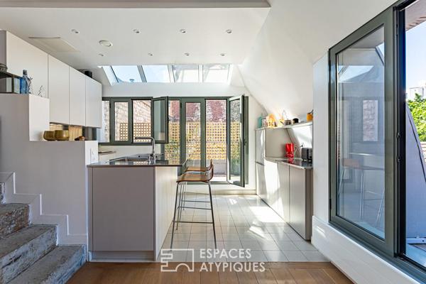 Comme une maison, Triplex avec rooftop confidentiel au coeur de Prince-Marmottan