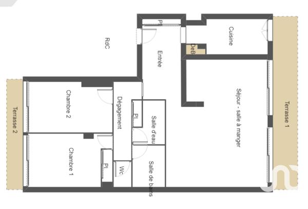 Appartement à vendre 3 pièces 103 m² Saint-Cloud