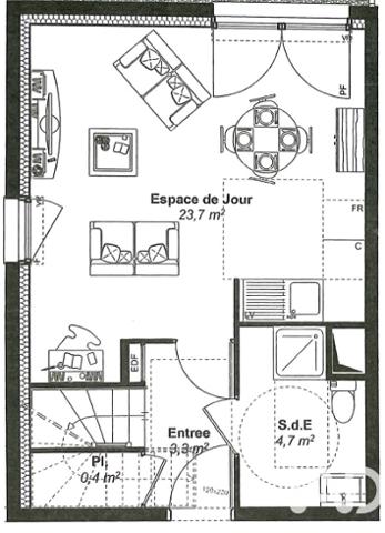 Appartement à vendre 3 pièces 67 m² Courtry