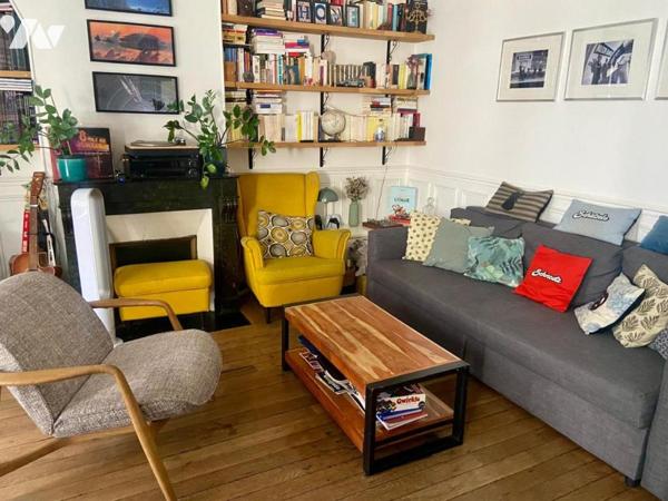 75019 - Quartier Pyrénées - Appartement en duplex 3 chambres
