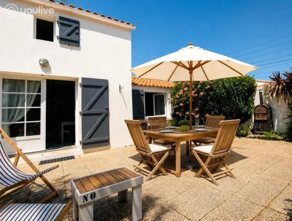 BARBÂTRE –MAISON À 500 M A PIED DE LA PLAGE, AU CALME ET SANS VIS-À-VIS