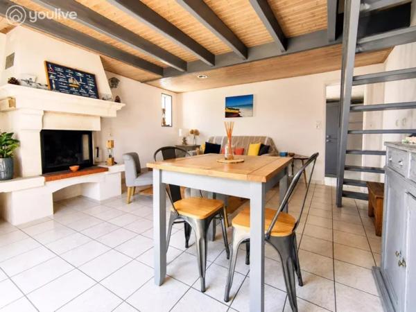 BARBÂTRE –MAISON À 500 M A PIED DE LA PLAGE, AU CALME ET SANS VIS-À-VIS