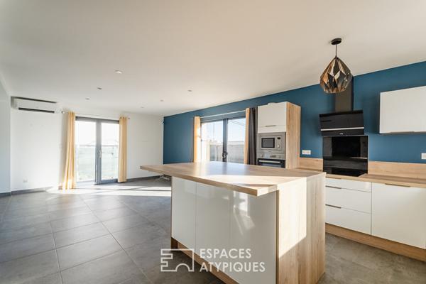 Maison contemporaine 102 m² récente avec terrasse