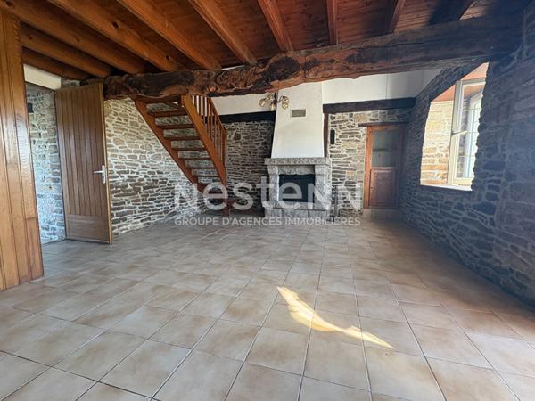 Belle longère à la campagne, 2 logements indépendants + terrain constructible