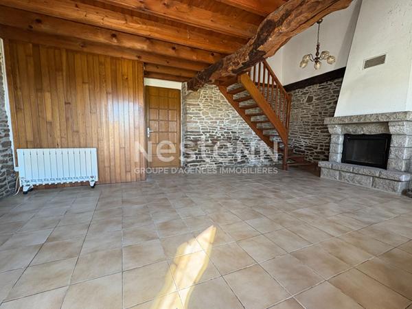 Belle longère à la campagne, 2 logements indépendants + terrain constructible