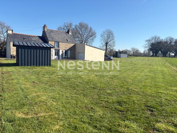 Belle longère à la campagne, 2 logements indépendants + terrain constructible