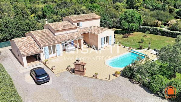 Villa de 114m² sur 1609m² de terrain avec piscine