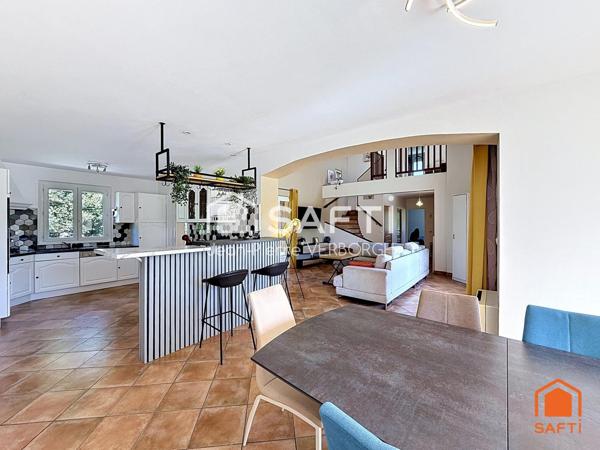 Villa de 114m² sur 1609m² de terrain avec piscine