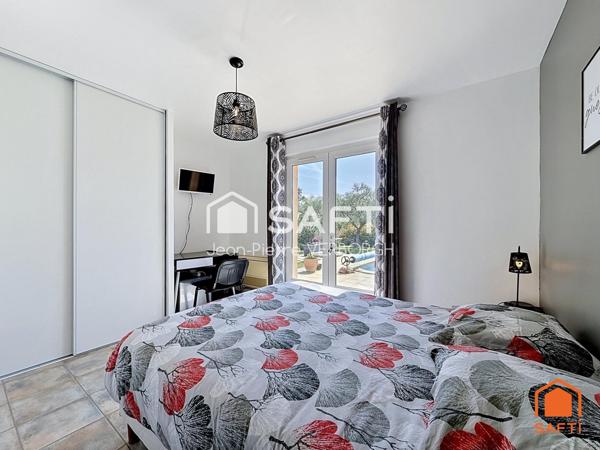 Villa de 114m² sur 1609m² de terrain avec piscine