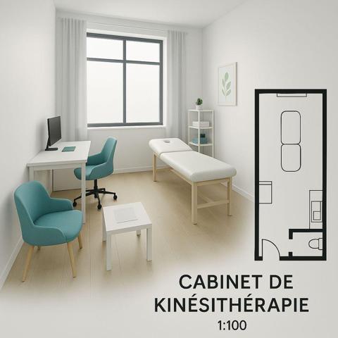 Bureau 1 pièce - 28 m²