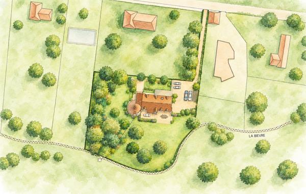 JOUY-EN-JOSAS — PROPRIÉTÉ CONTEMPORAINE AU CŒUR D’UN ÉCRIN DE VERDURE - PROCHE de la Gare de JOUY-EN-JOSAS