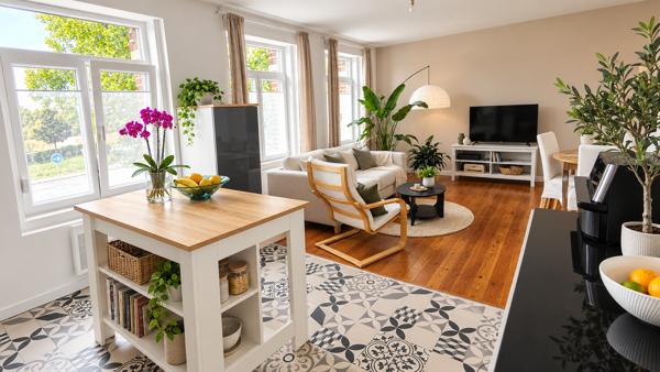 IMMEUBLE DE RAPPORT RÉNOVÉ – 3 T3 LOUÉS – 200 M² – 3 PARKINGS – RENTABILITÉ ENV. 8,5 %