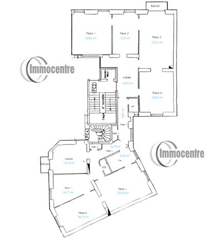 Appartement de caractère dans le quartier Neustadt à Strasbourg - 197m2 Strasbourg (67000)
