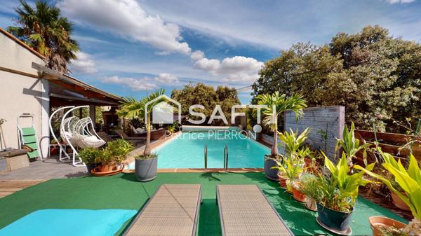 Le Crès – Maison avec piscine et 2 appartements