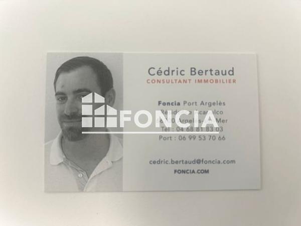 À vendre Studio 25.5 m² - Argelès-sur-mer 66700