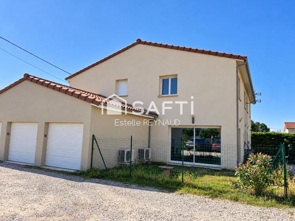 Maison, 73 m² avec jardinet, 3 chambres
