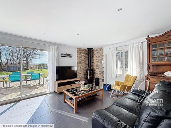 Urcuit - Maison de Plain-pied, calme, vue dégagée et beau terrain plein sud.