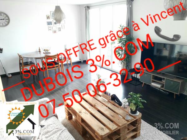 T3 de 72,55m2 + Cave BOURG-LES-VALENCE(26) Bourg-lès-Valence (26500)
