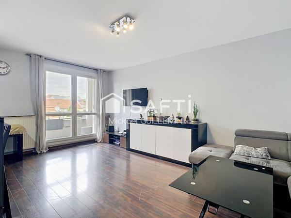 Appartement 3 pcs + balcon et parking