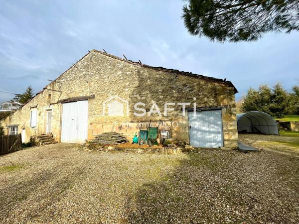 Longère en pierre 87m² avec grange 236m² à rénover