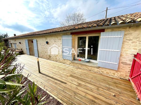 Longère en pierre 87m² avec grange 236m² à rénover