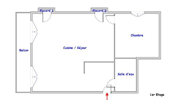Bagnères-de-Luchon (31110) Bagnères de Luchon T2 34 m²