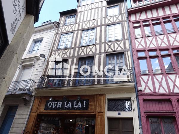 Location Studio meublé 32.64 m² - 46 RUE AUX OURS Rouen 76000
