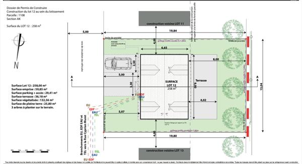 Terrain VIABILISÉ Villebon-sur-Yvette 258m2