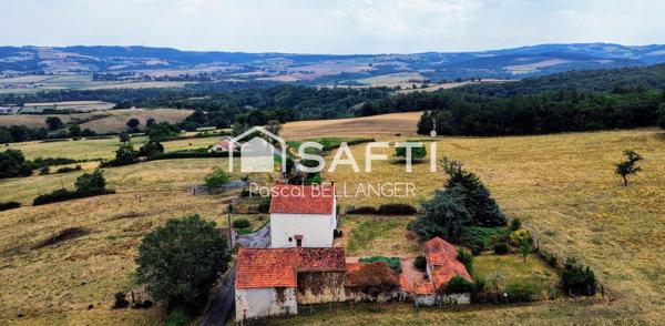 3,5 kms d'Ebreuil bourg tous commerces, vue panoramique, tranquilité assurée