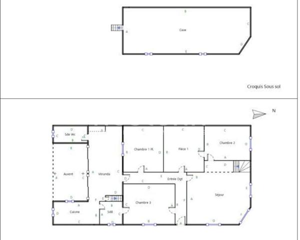 Maison Talence Haut-Brion 160m2 6 chambres cave terrasse jardin au calme expo sud